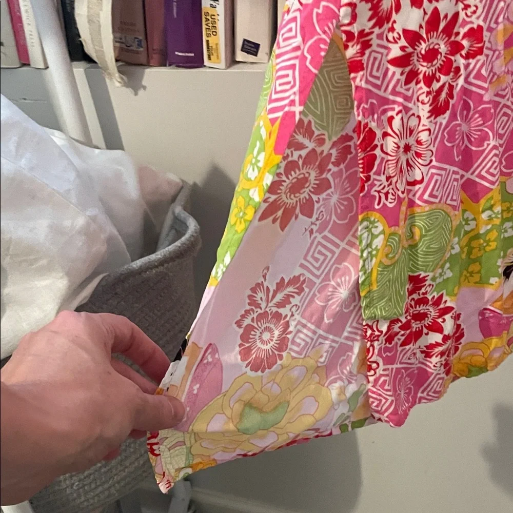 Natori Pink Floral Robe - Picture 4 of 7